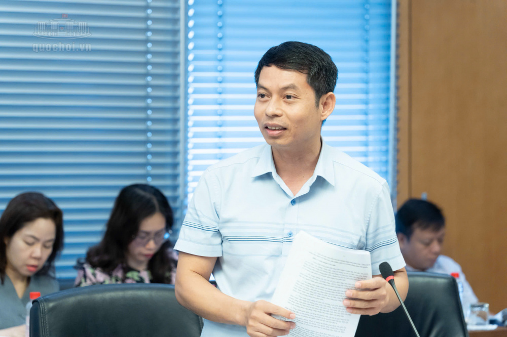 Đại biểu Phạm Ngọc Lâm, Uỷ viên là ĐBQH hoạt động chuyên trách tại Uỷ ban Kinh tế và Tài chính phát biểu
