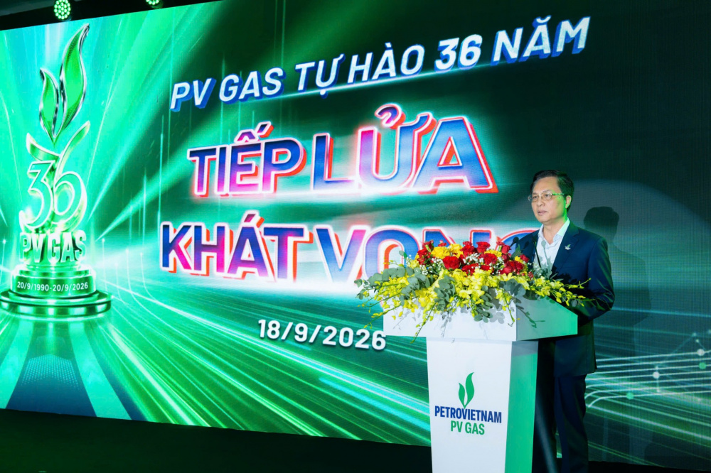 PV GAS kỷ niệm 36 năm thành lập