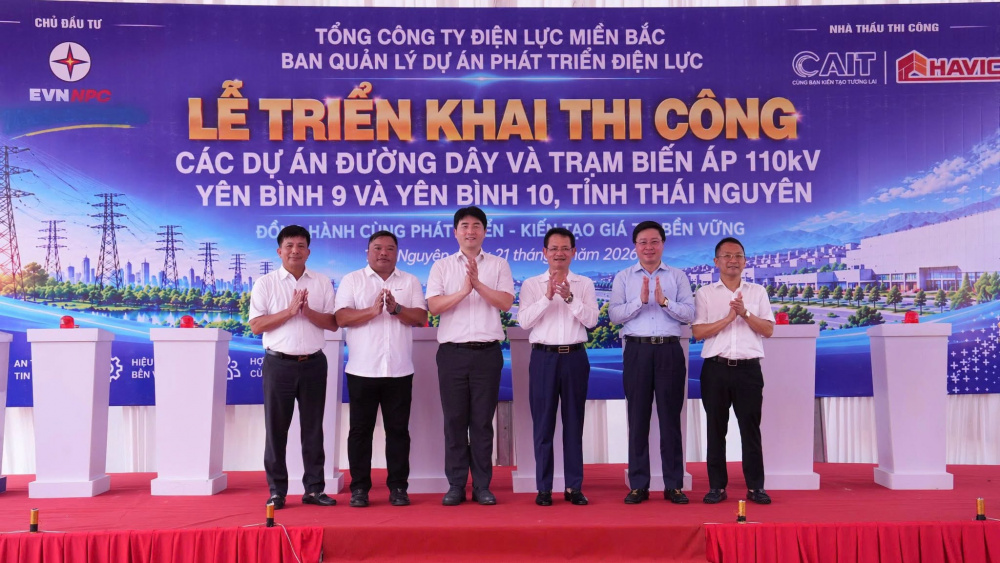 EVNNPC triển khai hai dự án 110kV Yên Bình
