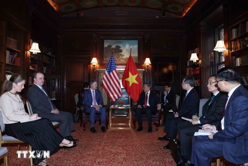tổng bí thư tiếp Hoa Kỳ