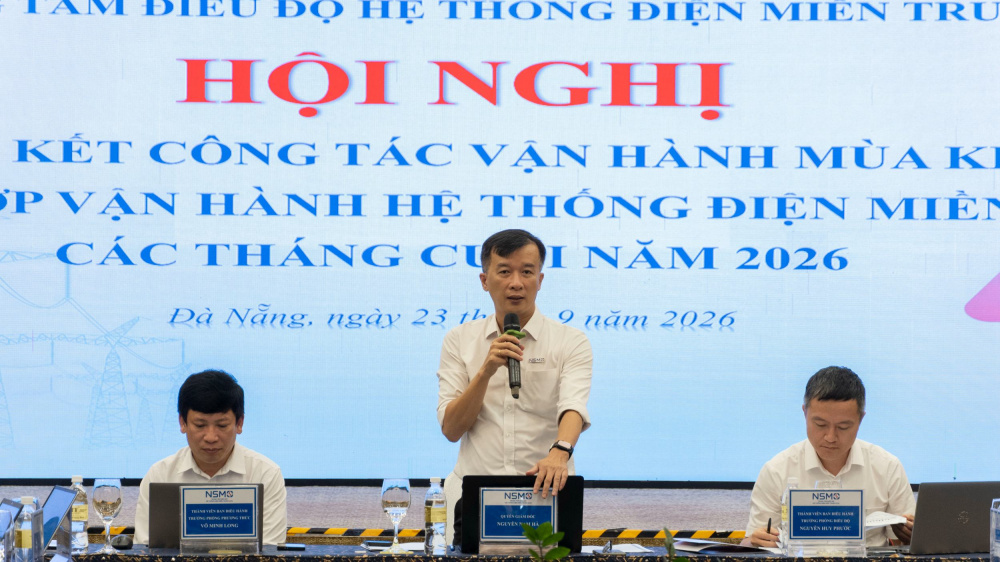 4.	Ông Nguyễn Nam Hà - Quyền Giám đốc Trung tâm Điều độ Hệ thống điện miền Trung phát biểu khai mạcHội nghị