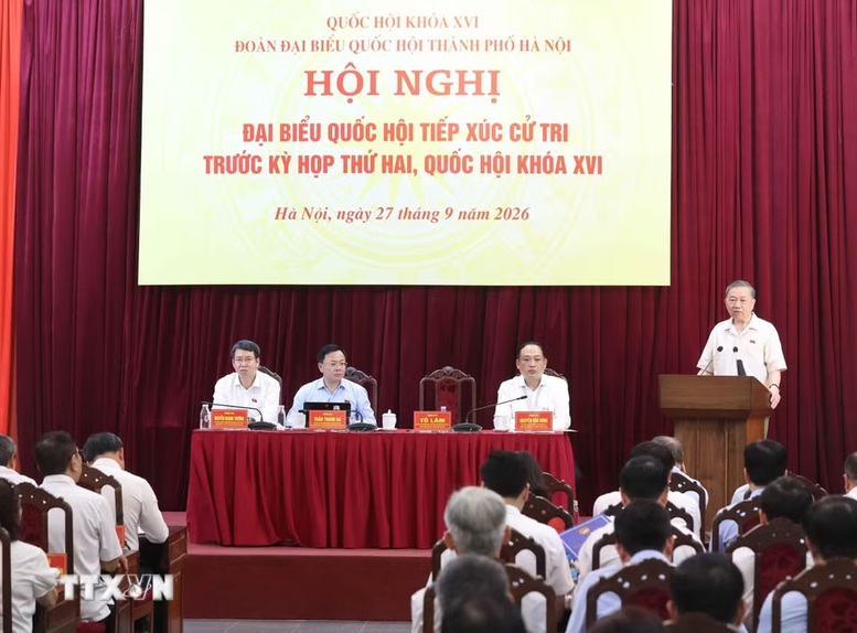 Tổng Bí thư, Chủ tịch nước Tô Lâm: Thủ đô không chỉ phát triển nhanh mà phải có chất lượng, bản sắc và ngày càng đáng sống- Ảnh 3.