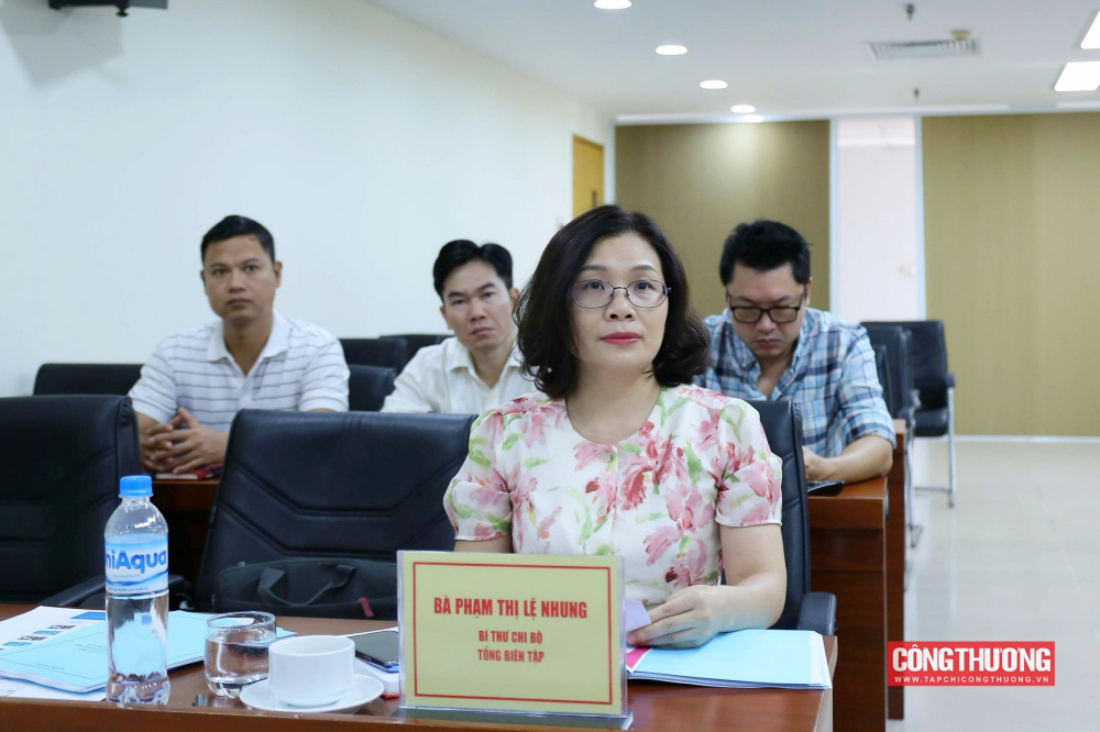  Chi bộ Tạp chí Công Thương tham dự Hội nghị theo hình thức trực tuyến