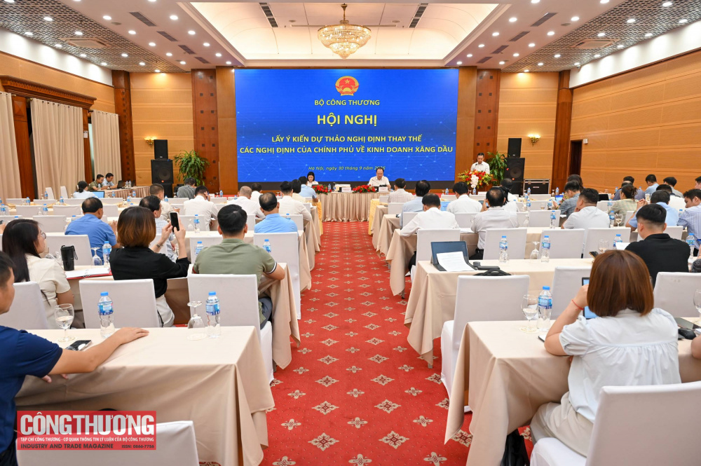 Hội nghị lấy ý kiến rộng rãi Dự thảo Nghị định thay thế các Nghị định của Chính phủ về kinh doanh xăng dầu