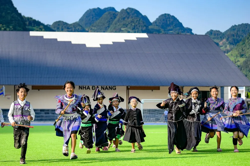 Trường Phổ thông nội trú Tiểu học và Trung học cơ sở Mường Khương, xã Mường Khương, tỉnh Lào Cai sẽ là điểm cầu trung tâm tổ chức lễ khánh thành và khai giảng năm học 2026 - 2027 trên toàn quốc