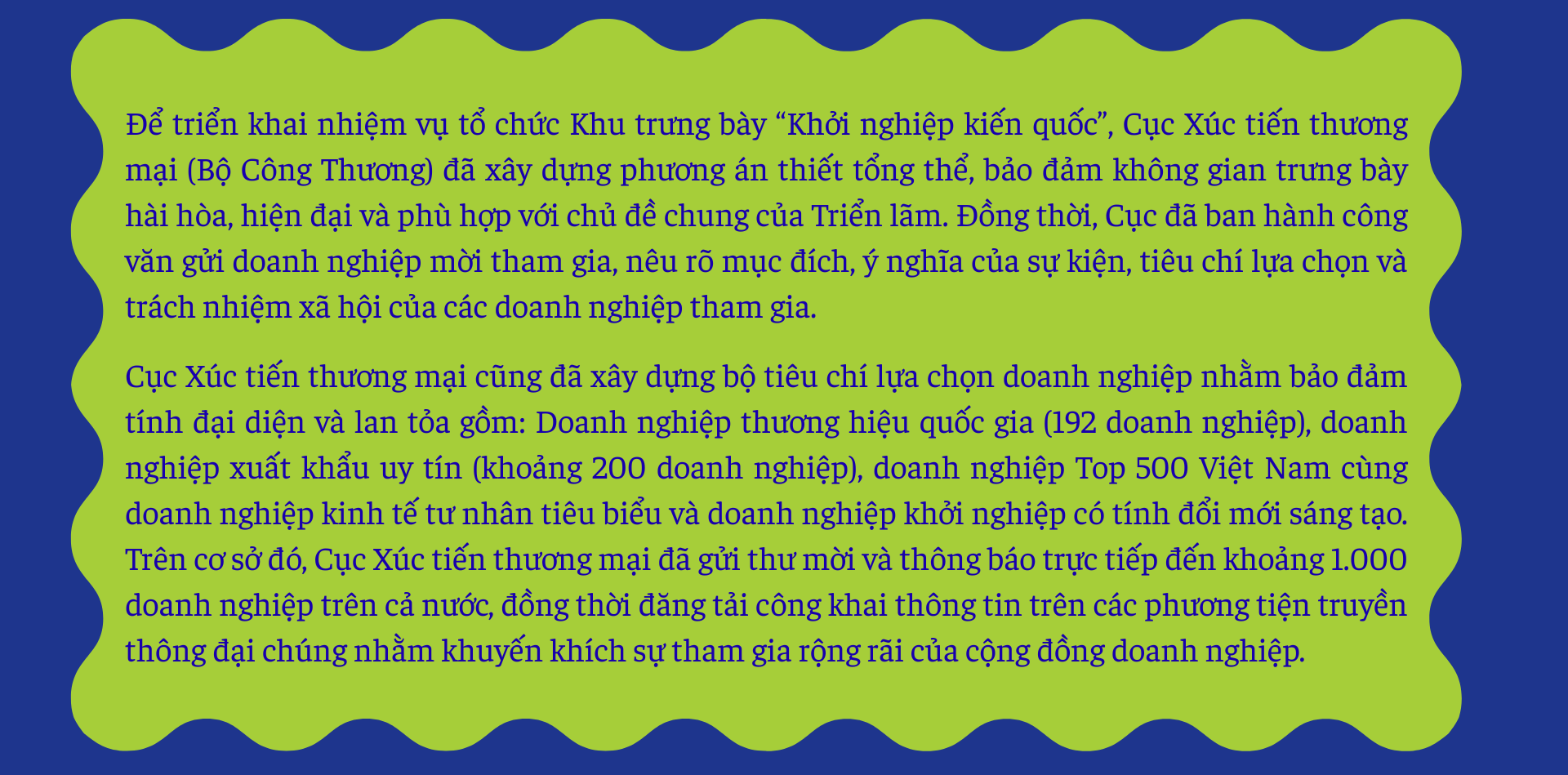 Điểm nhấn Thương hiệu quốc gia Việt Nam tạo nên bức tranh đa sắc tại Triển lãm Thành tựu Đất nước