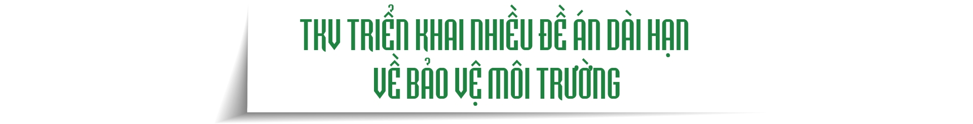 công tác BVMT trong TKV