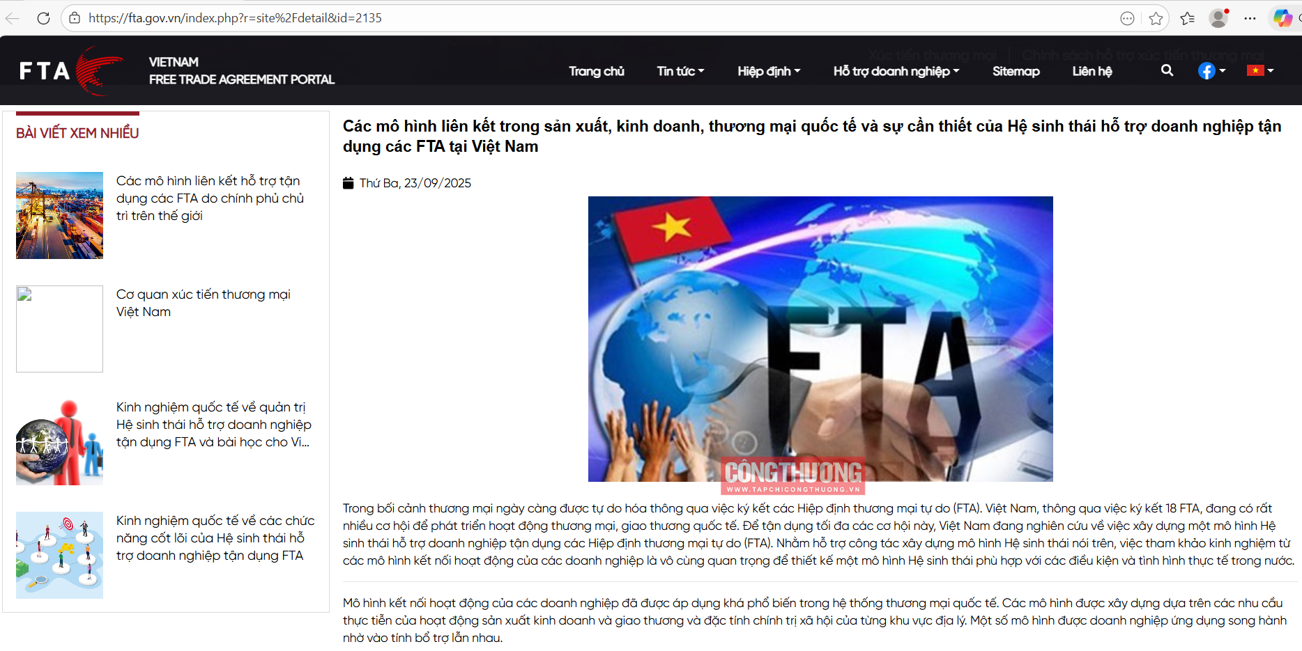 hệ sinh thái fta