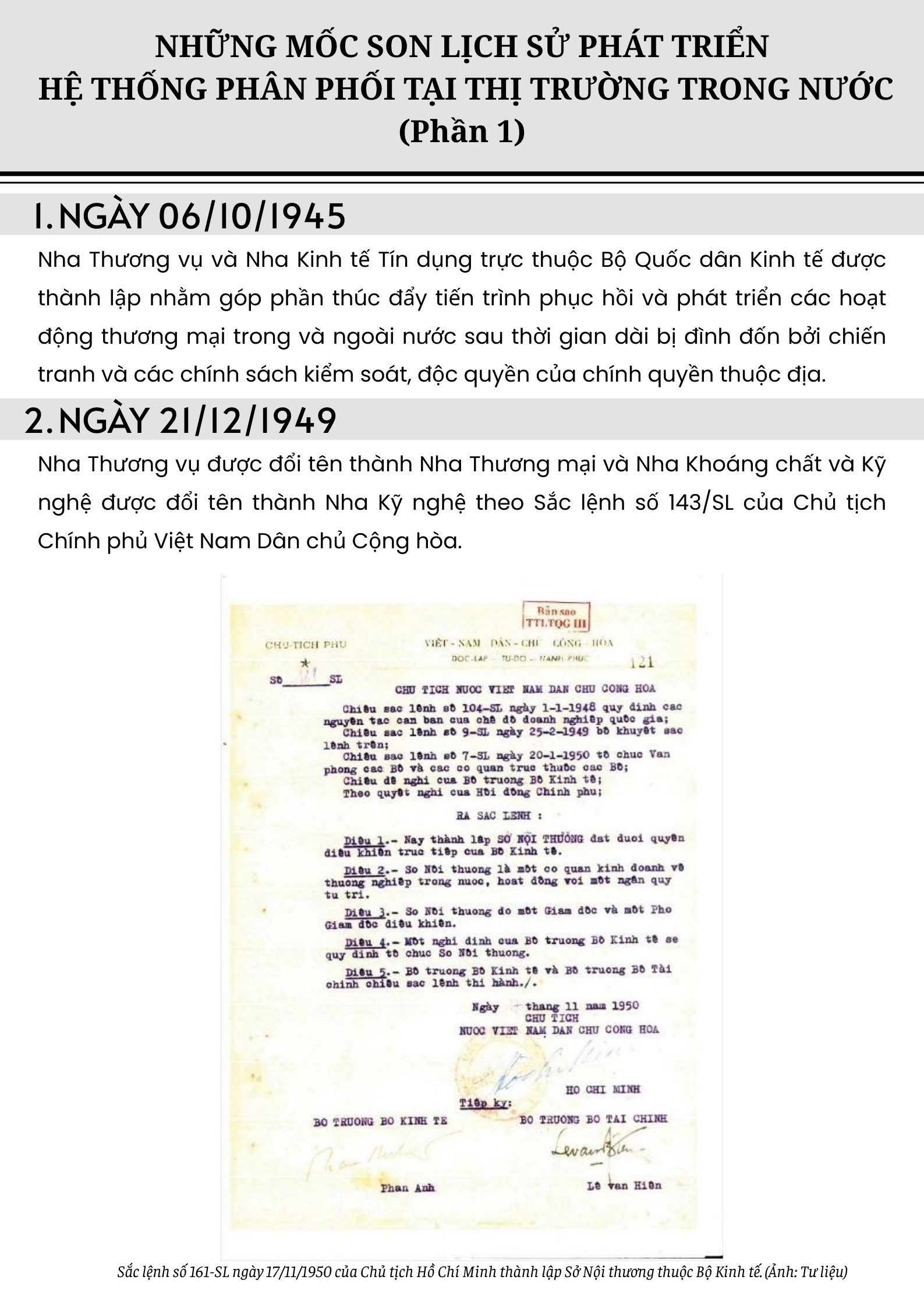 Những mốc son lịch sử phát triển hệ thống phân phối tại thị trường trong nước