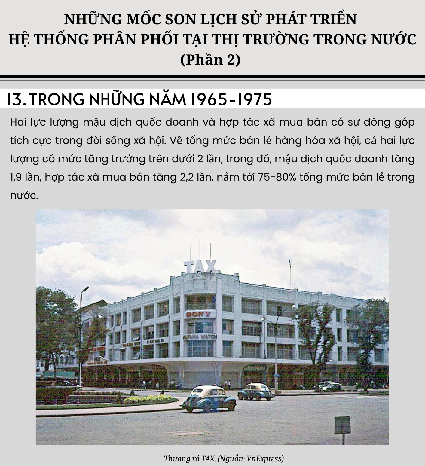 Những mốc son lịch sử phát triển hệ thống phân phối tại thị trường trong nước (Phần 2)