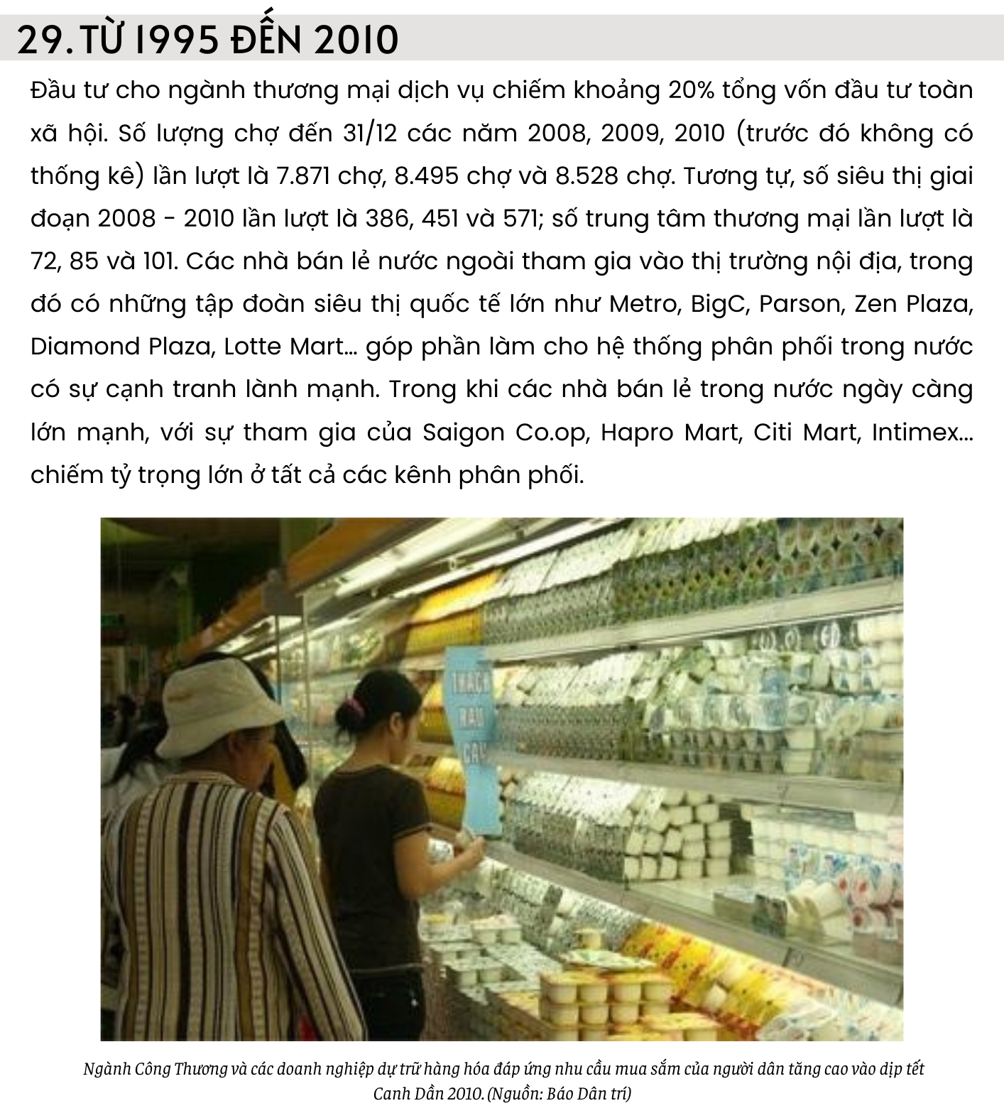 Những mốc son lịch sử phát triển hệ thống phân phối tại thị trường trong nước (Phần 3)