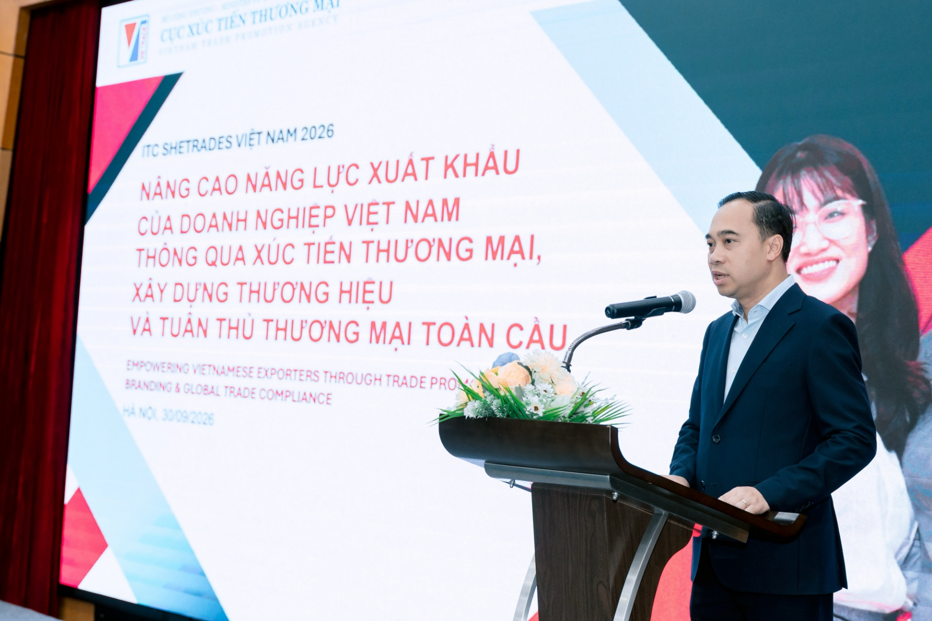 ông Đào Việt Anh - Trưởng phòng Quan hệ quốc tế, Cục Xúc tiến thương mại