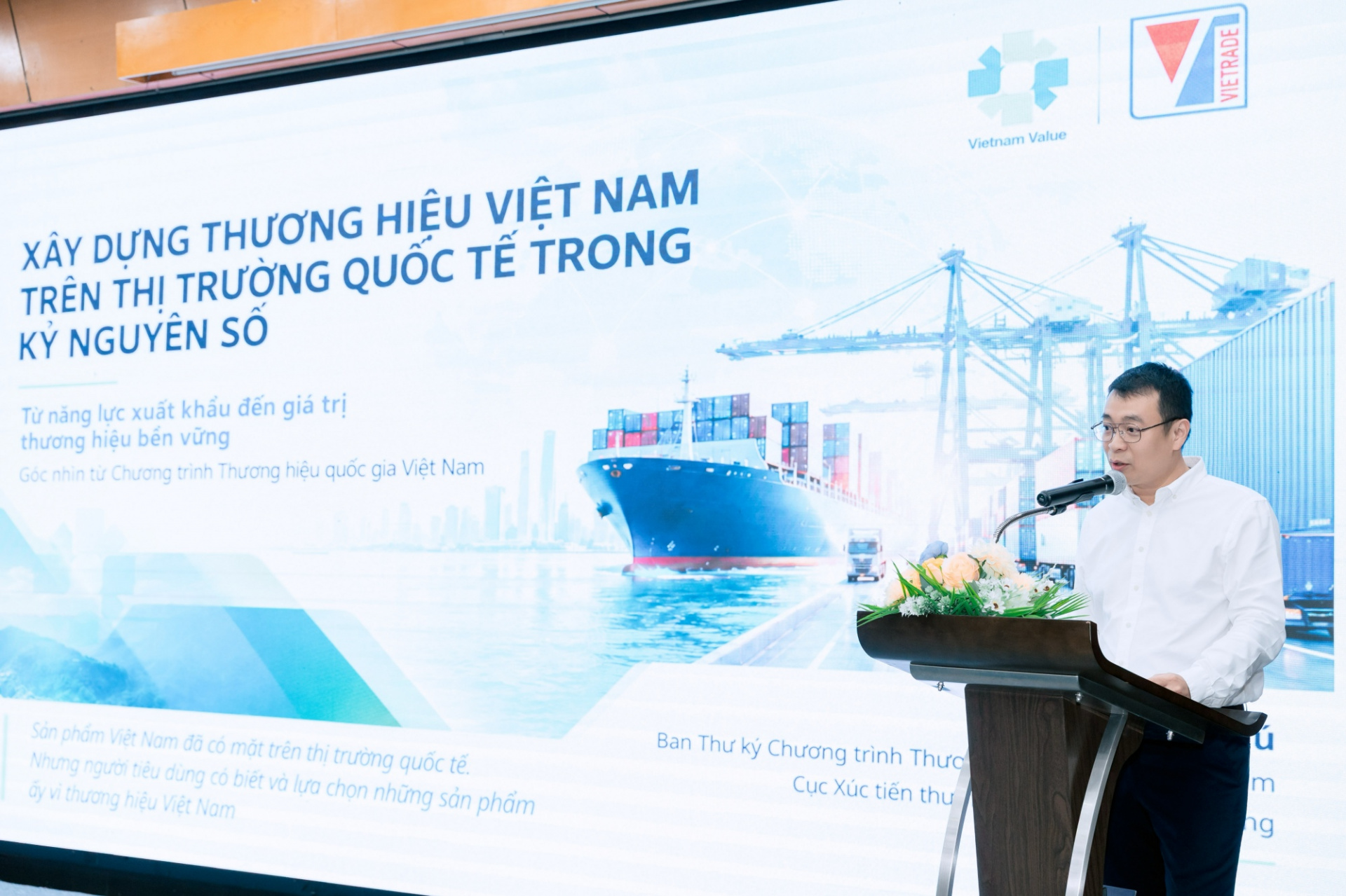 ông Nguyễn Tuấn Tú - Ban Thư ký Chương trình Thương hiệu quốc gia Việt Nam, Cục Xúc tiến thương mại