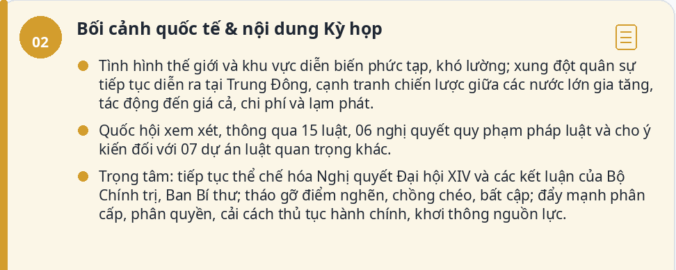 bối cảnh quốc hội