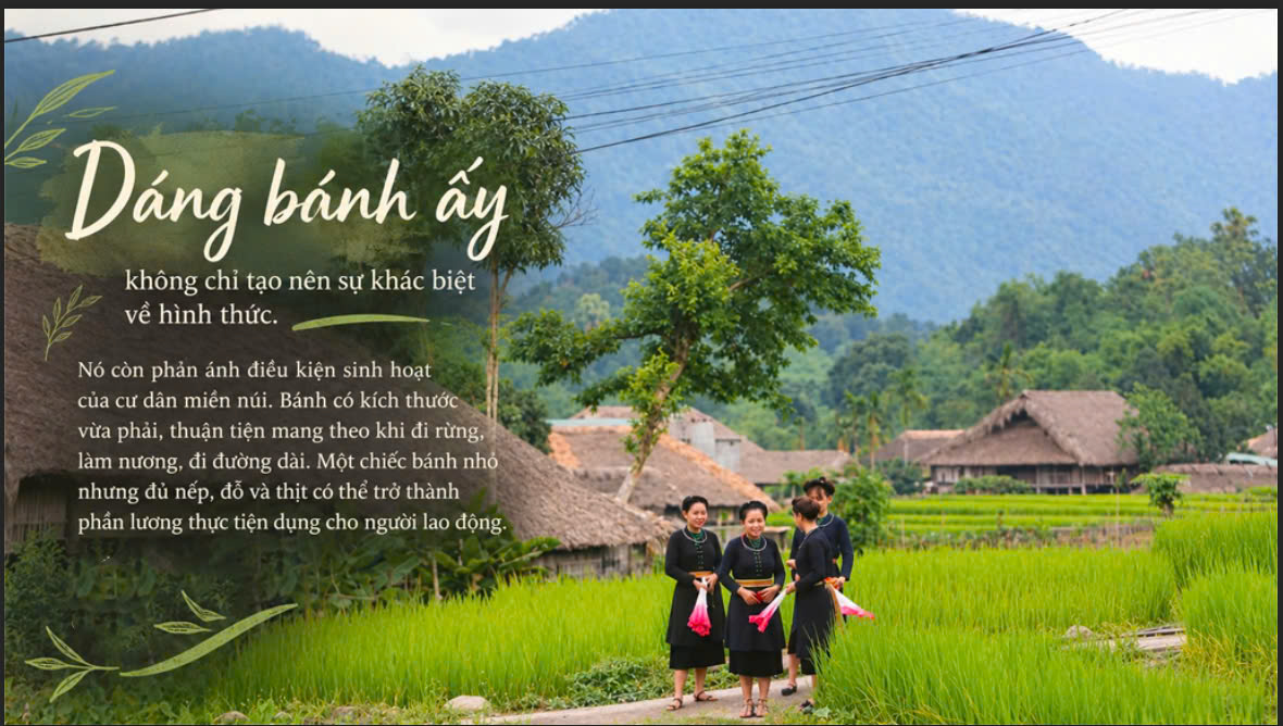Bánh chưng gù Bản Tùy
