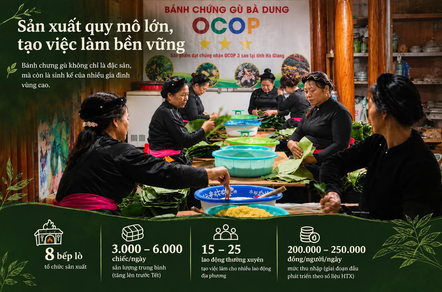 bánh chưng gù Bản Tùy
