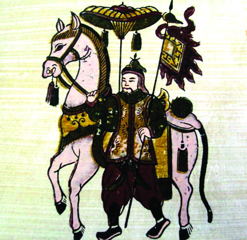 Ngựa ông - Vua Quang Trung và chiến mã (Tranh dân gian)