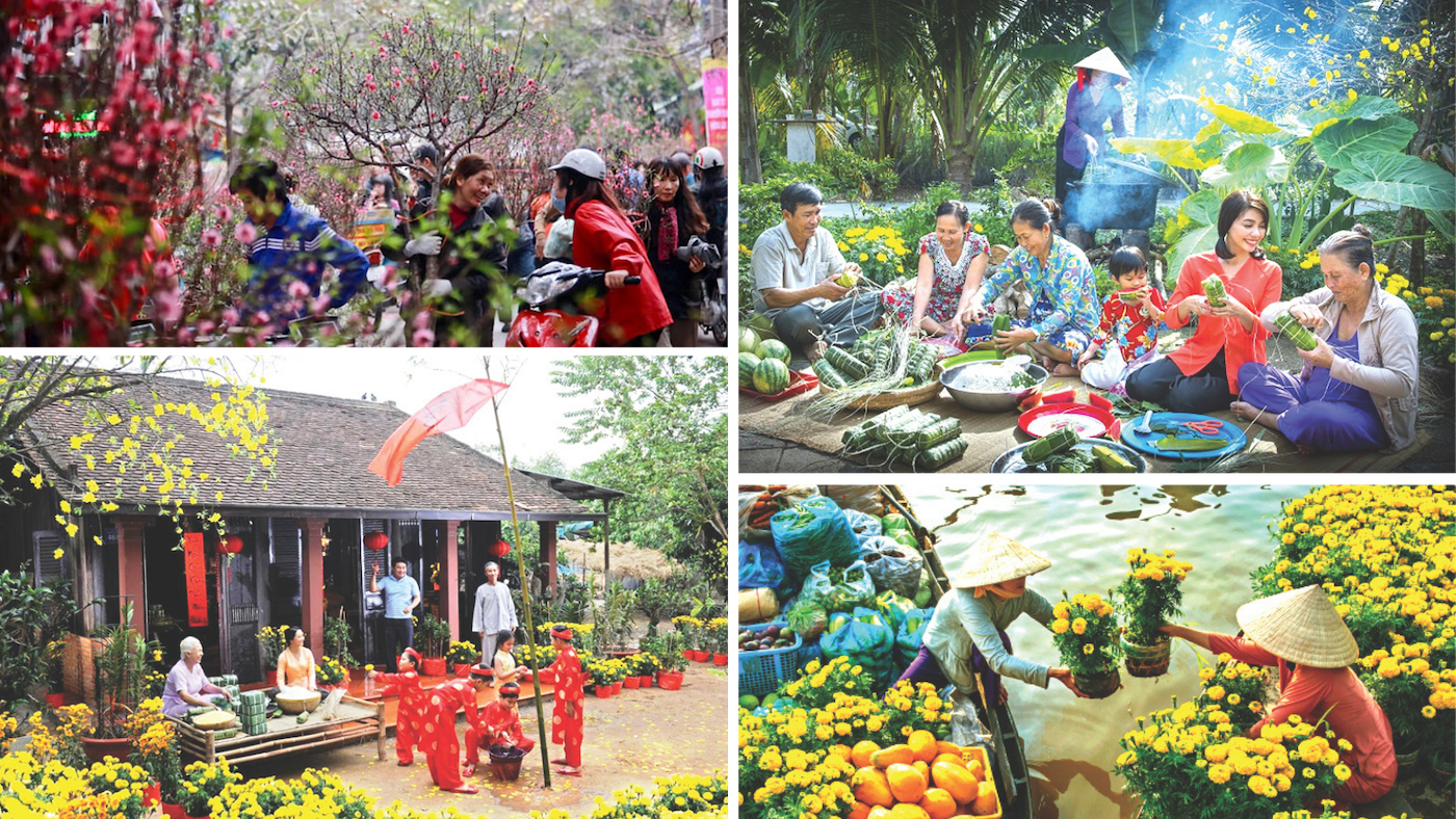 rực rỡ sắc xuân