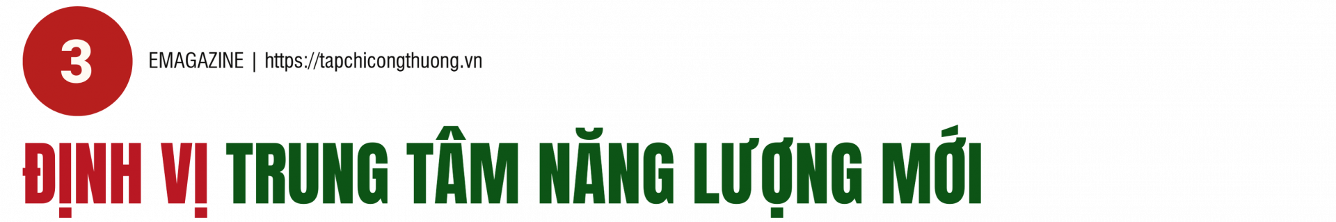 Định vị trung tâm năng lượng mới 