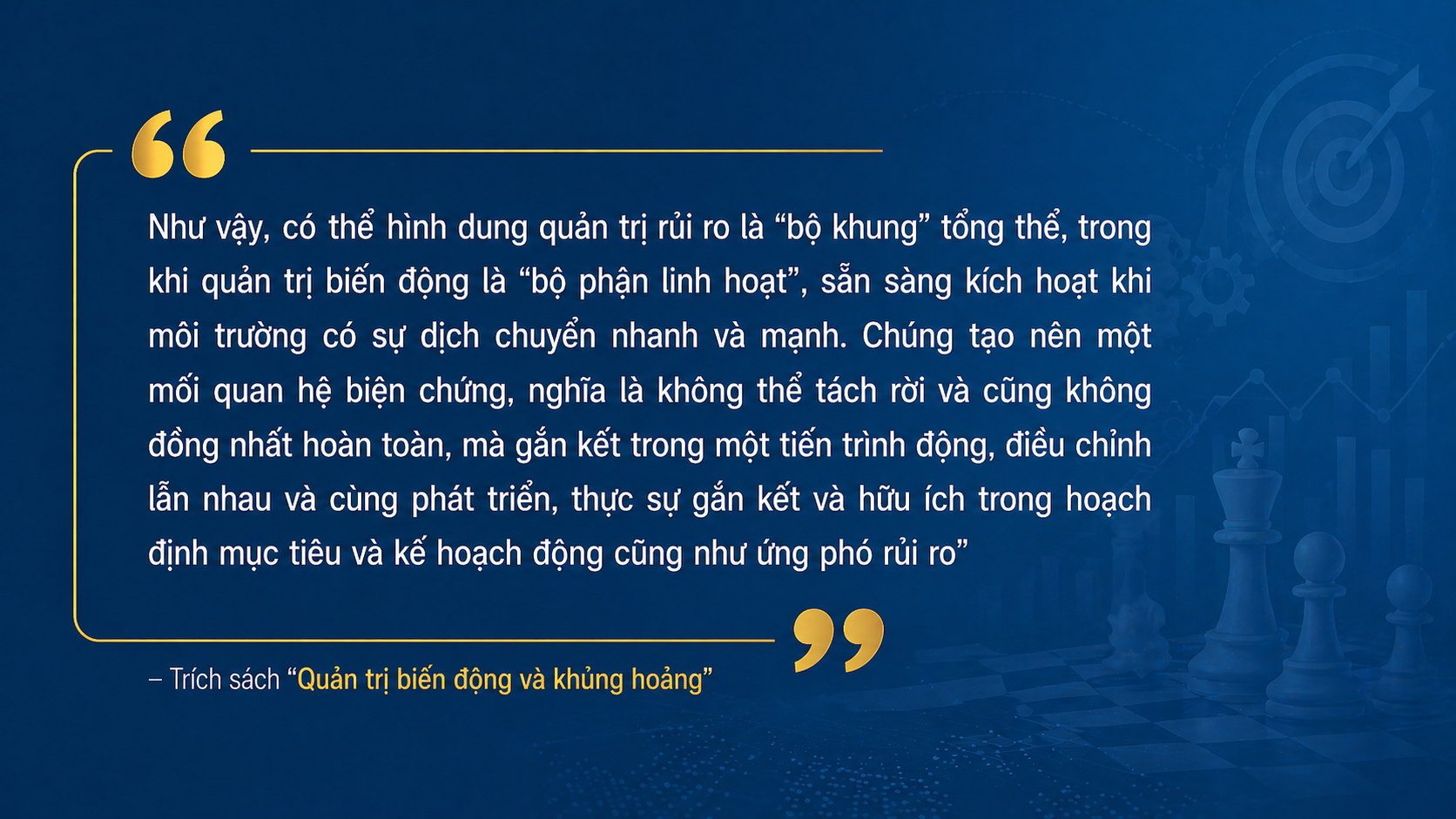 Sách "Quản trị Biến động và Khủng hoảng" được trưng bày tại Đường Sách TP HCM.