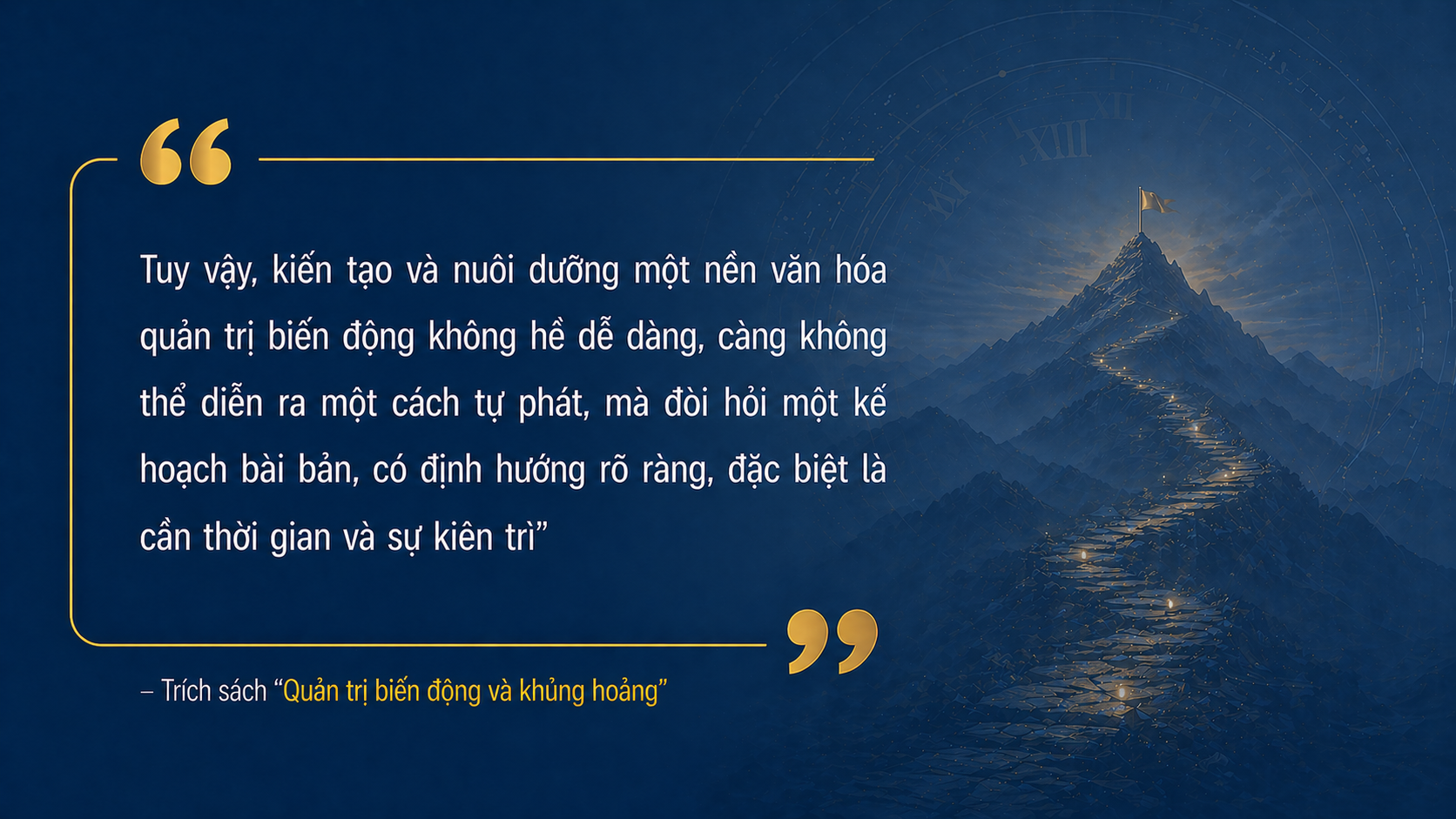 quản trị biến động