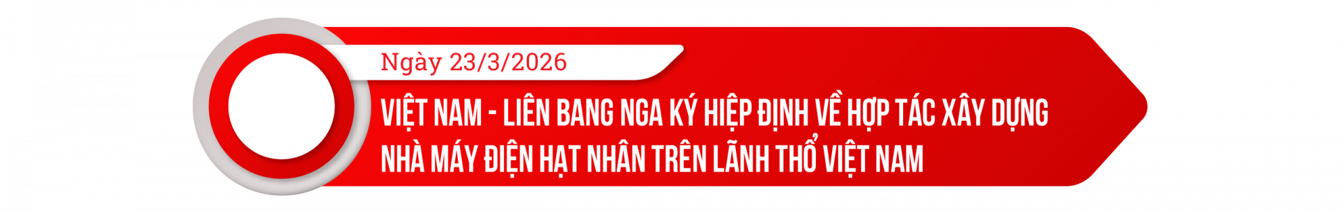Sau nhiều vòng đàm phán, Chính phủ Việt Nam và Liên bang Nga đã thống nhất và ký kết Hiệp định về hợp tác xây dựng Nhà máy điện hạt nhân trên lãnh thổ nước CHXHCN Việt Nam.