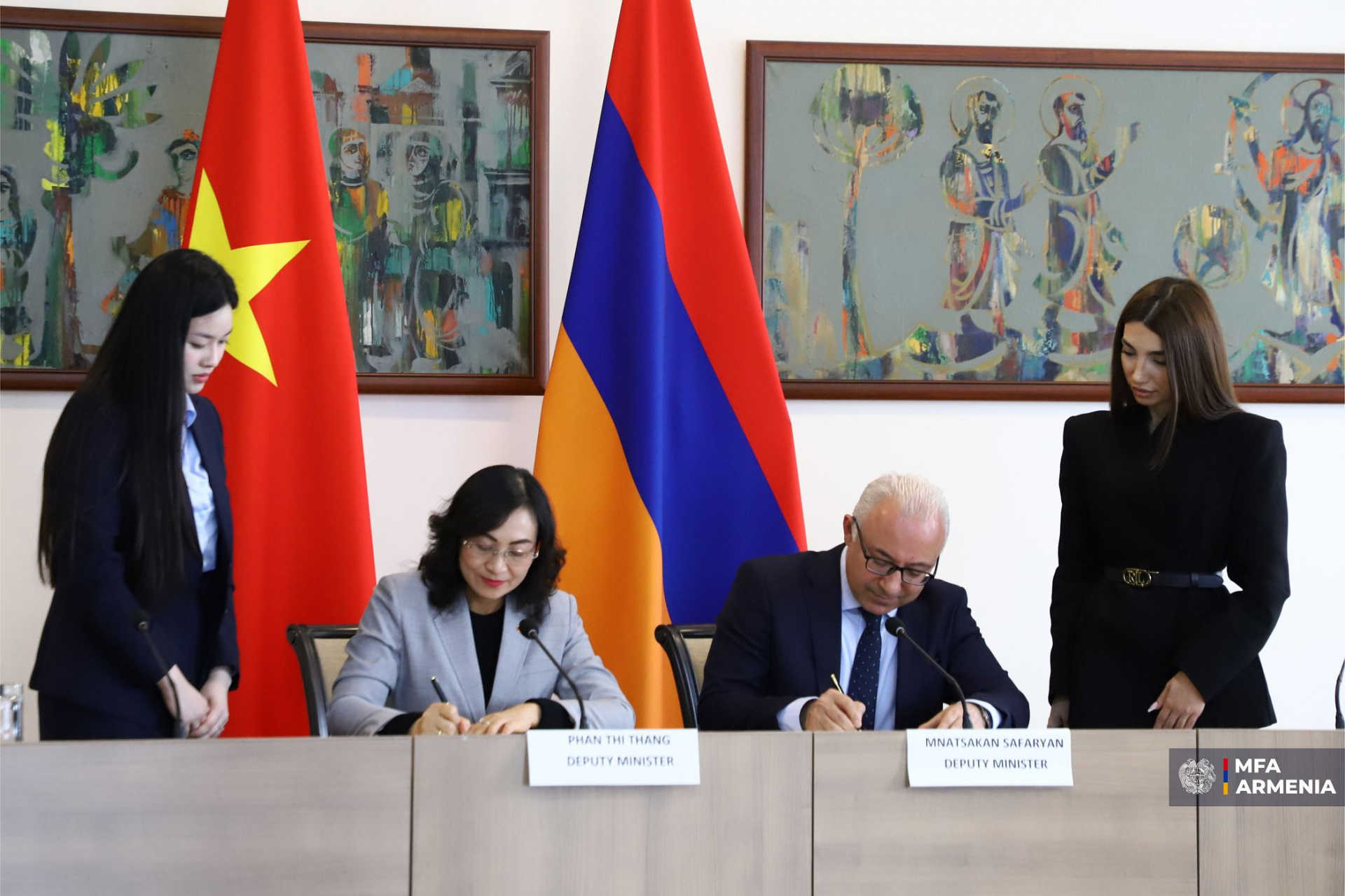 Thứ trưởng Phan Thị Thắng: Thúc đẩy hợp tác kinh tế - thương mại và khoa học kỹ thuật Việt Nam - Armenia