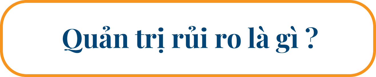 Vì sao phải quản trị rủi ro?