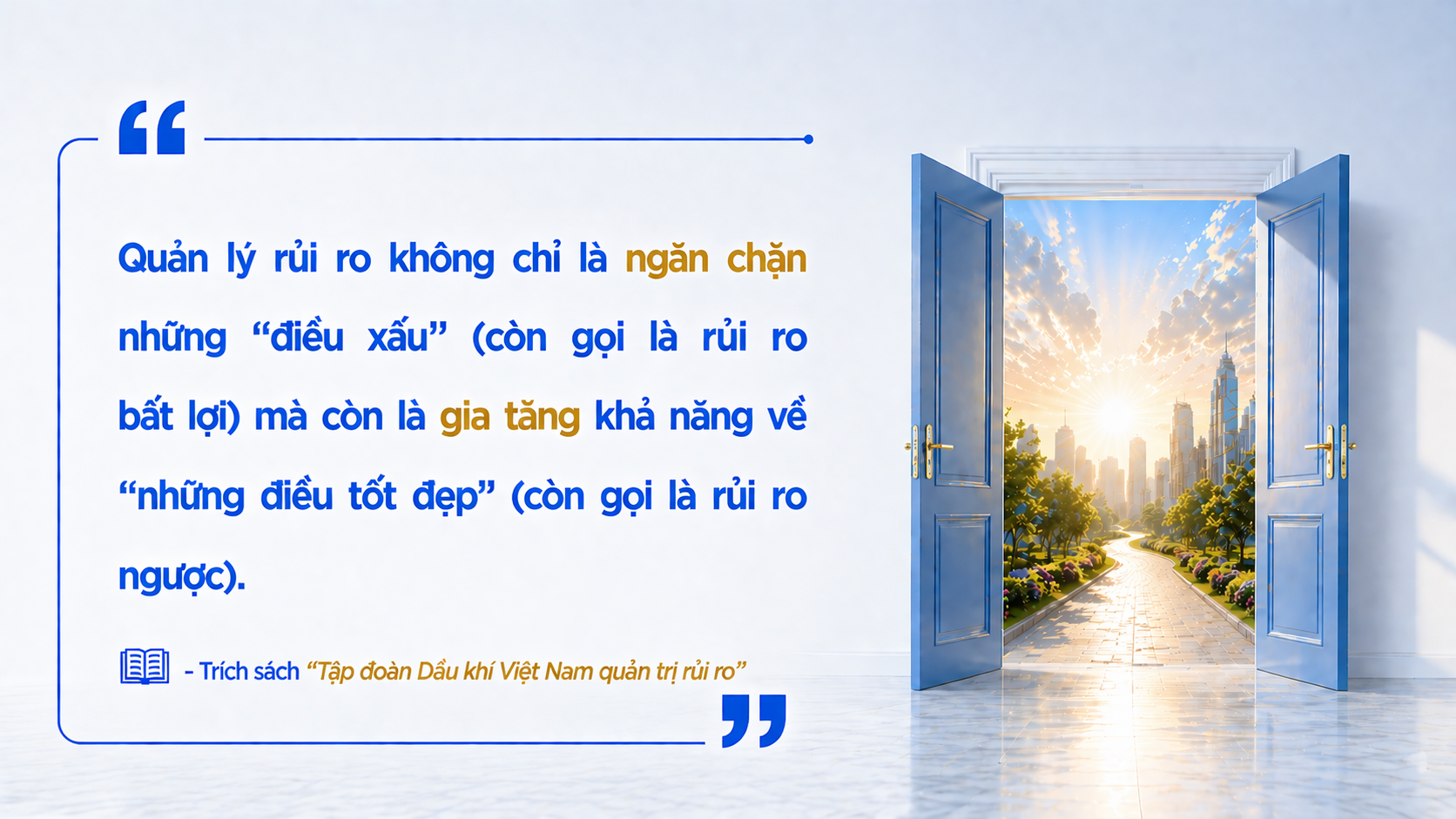 Vì sao phải quản trị rủi ro?