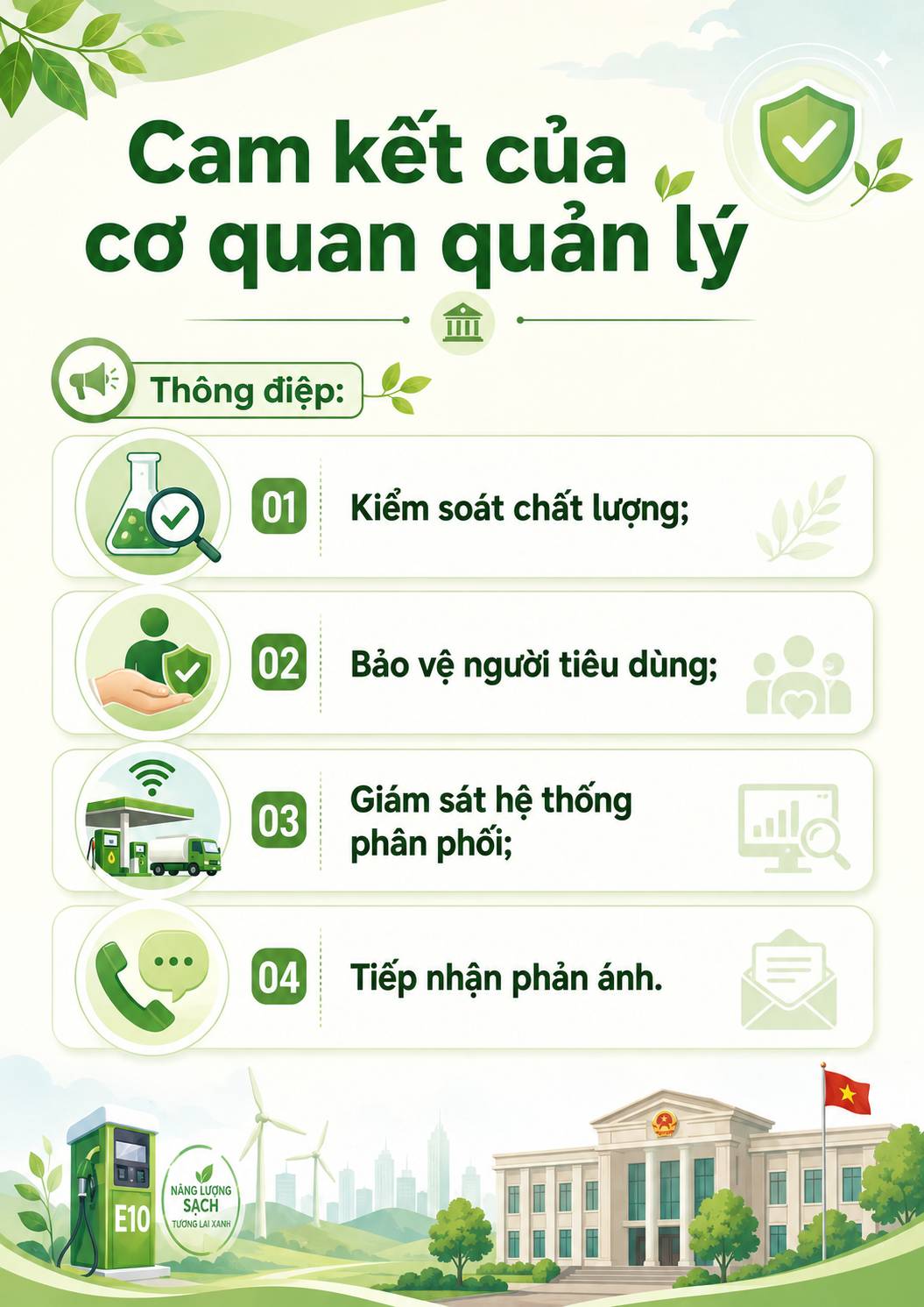 [Hiểu đúng về xăng E10] 