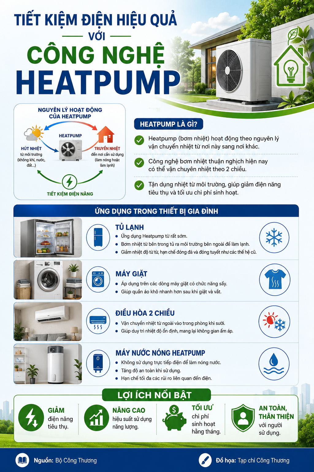 công nghệ Heatpump