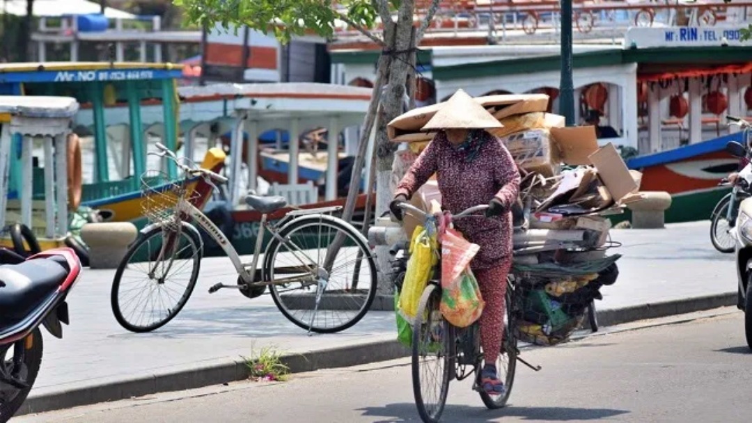 thu gom giấy