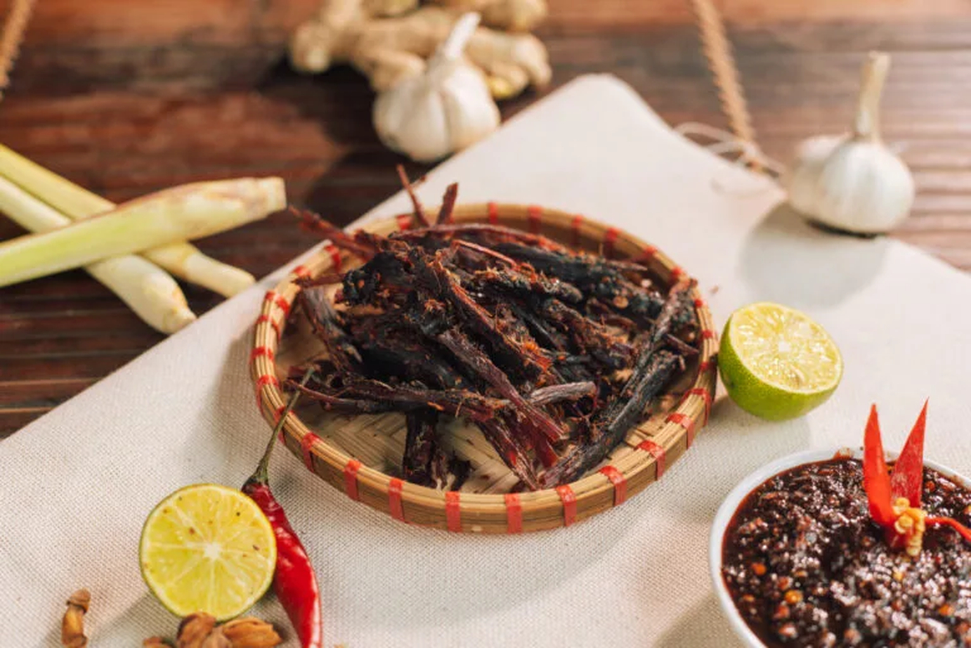 thịt gác bếp