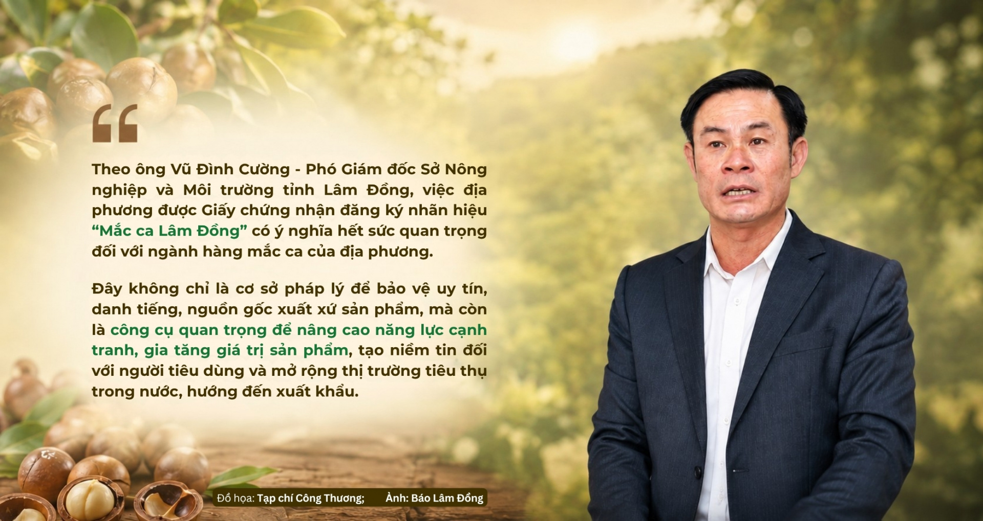 mắc ca Lâm Đồng
