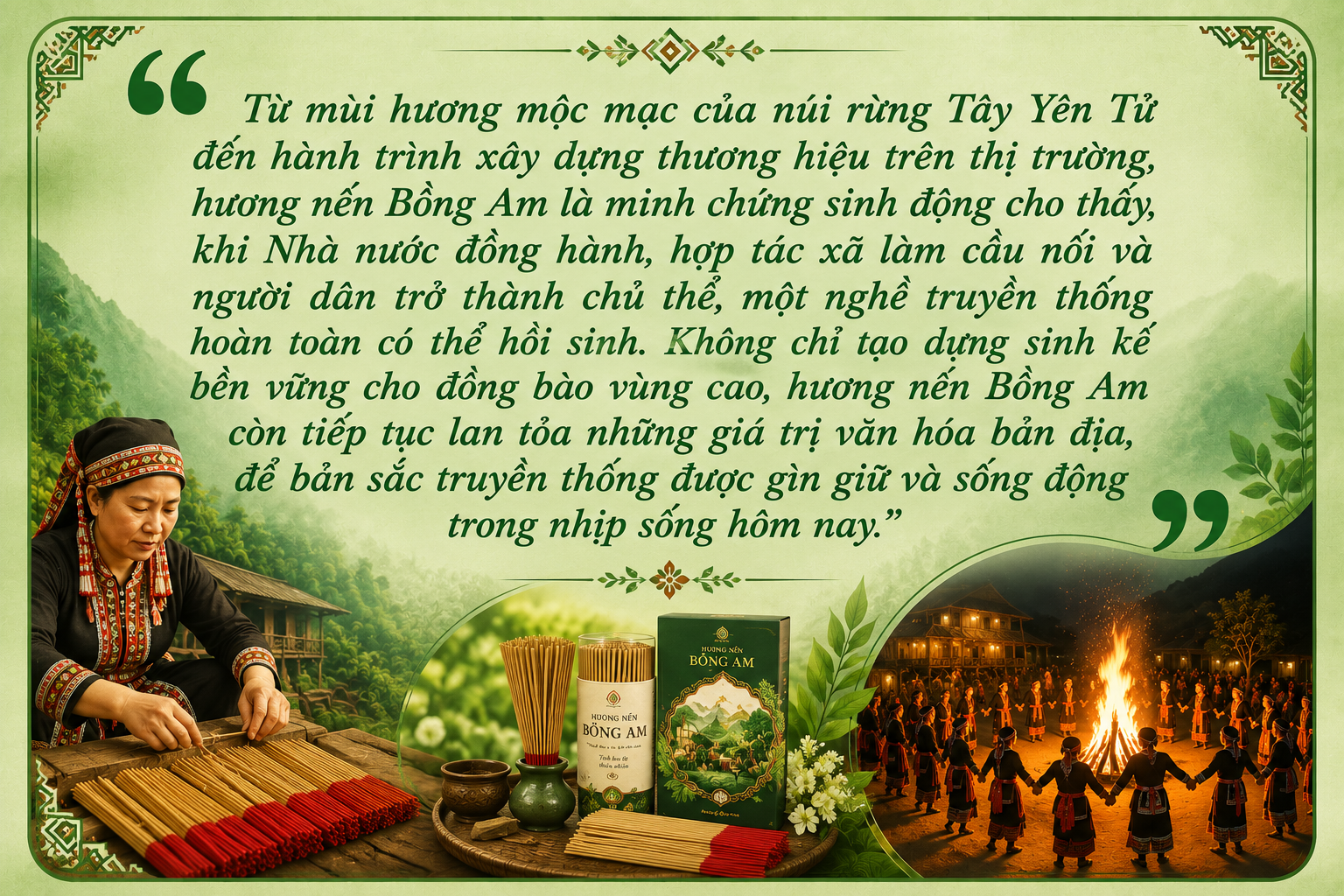 hương nến Bồng Am