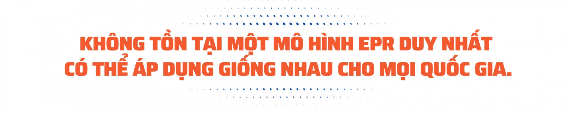 kinh nghiệm về EPR tái chế
