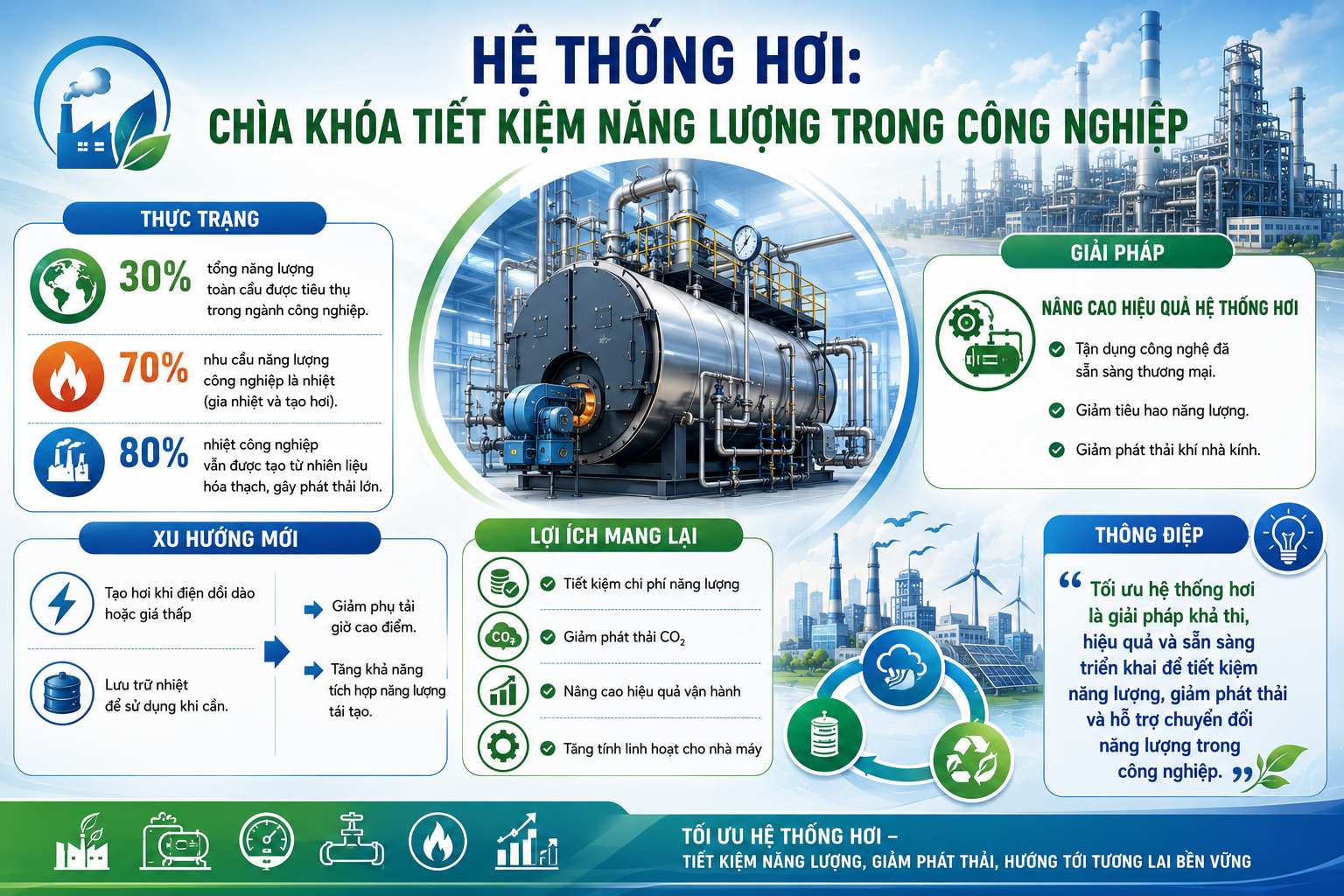 hệ thống hơi 