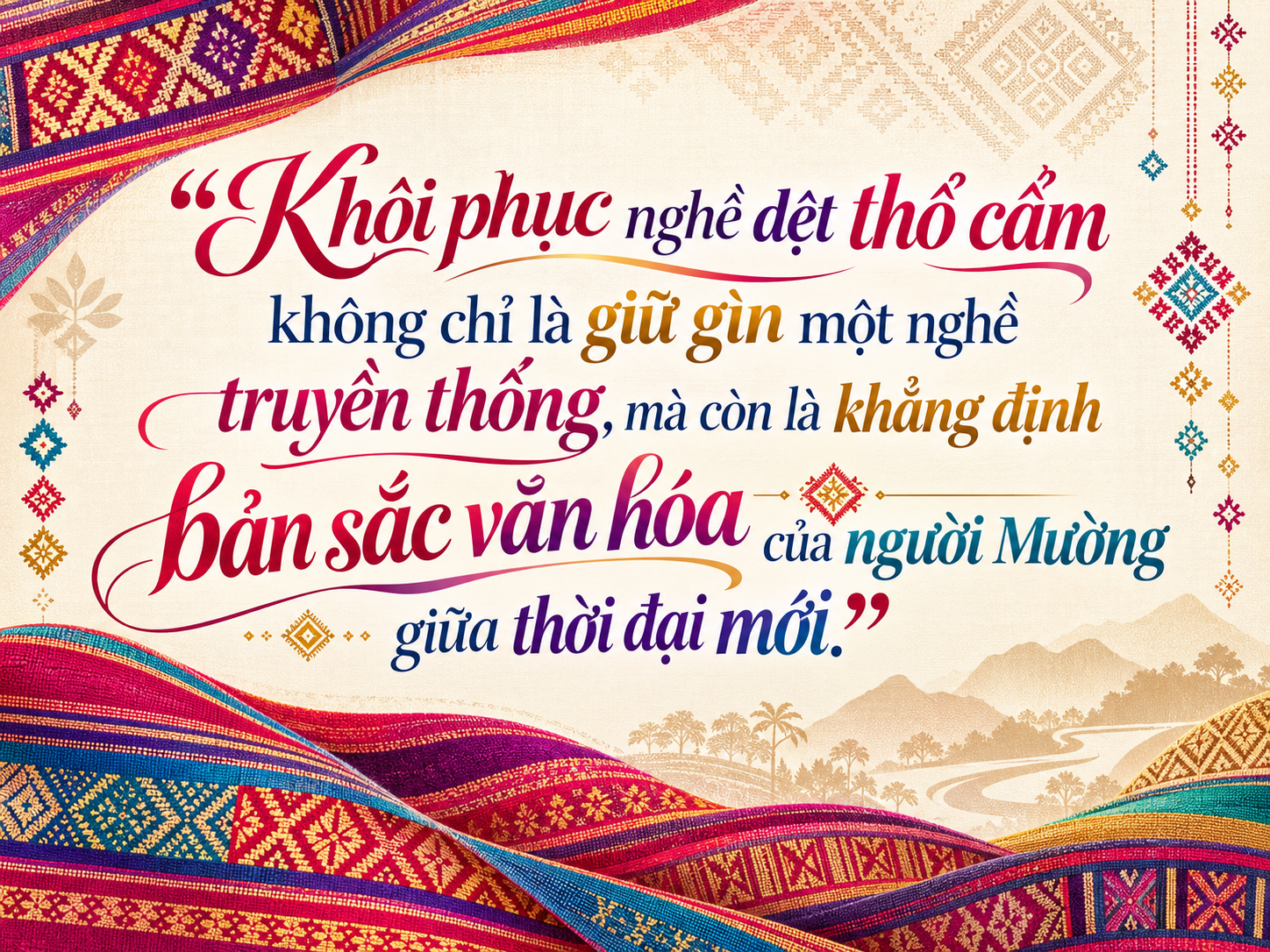 thổ cẩm Cúc Phương