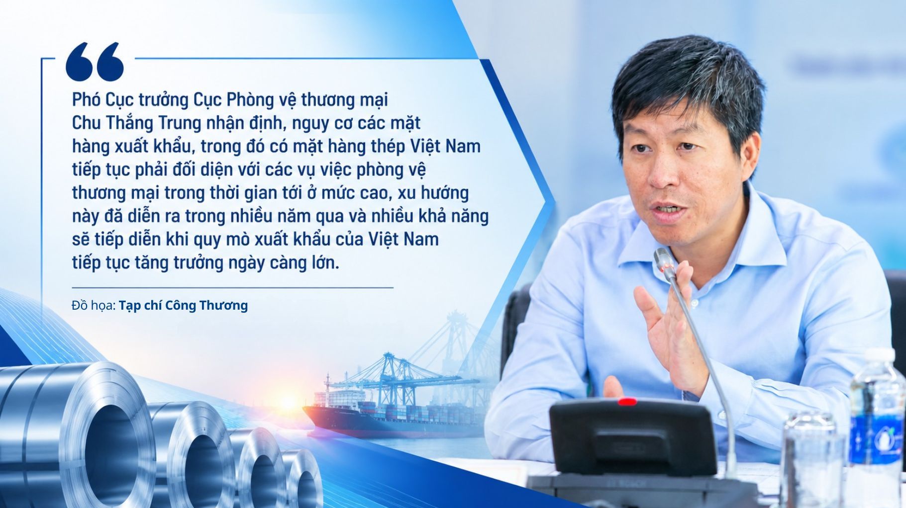 Phó Cục trưởng Cục Phòng vệ thương mại Chu Thắng Trung