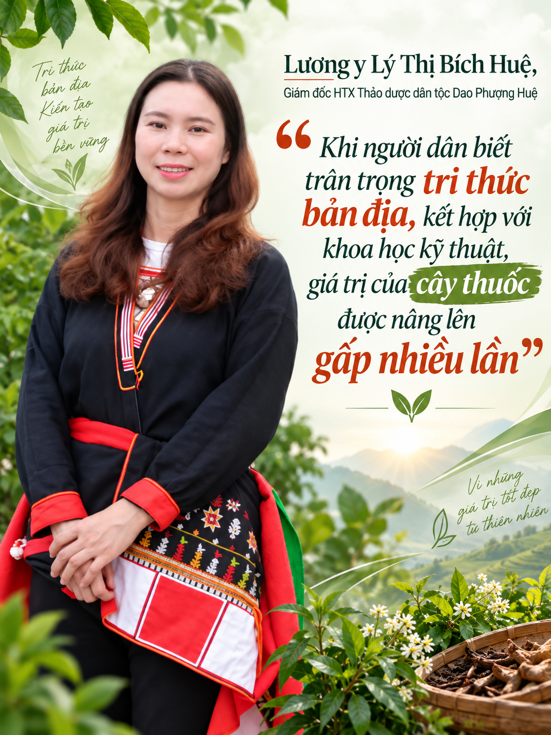 Để thuốc Nam người Dao Ba Vì sống cùng thị trường