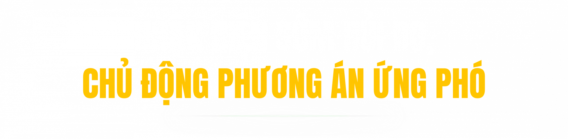 Nhận diện sớm rủi ro, chủ động phương án ứng phó