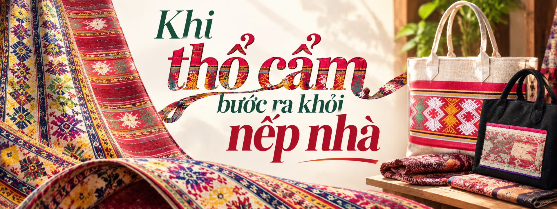 thổ cẩm Hoa Tiến
