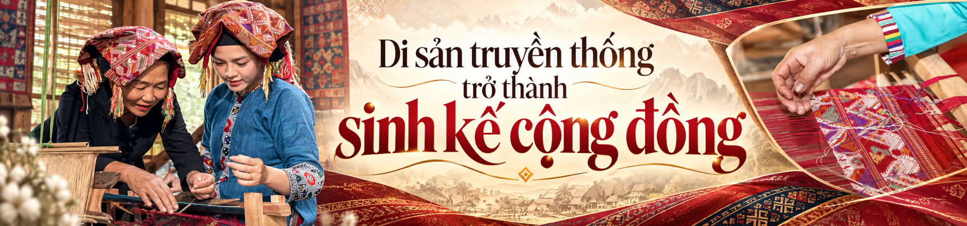 thổ cẩm Hoa Tiến