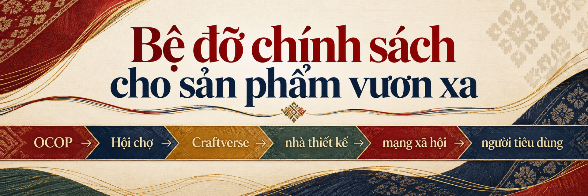 thổ cẩm Hoa Tiến
