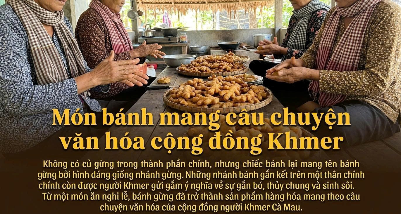 bánh gừng Khmer