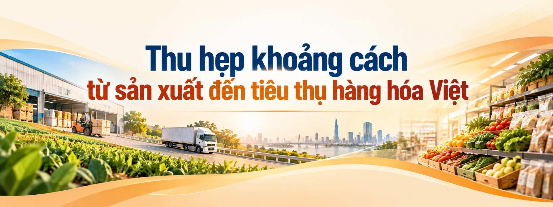 Thu hẹp khoảng cách từ sản xuất đến tiêu thụ hàng hóa Việt