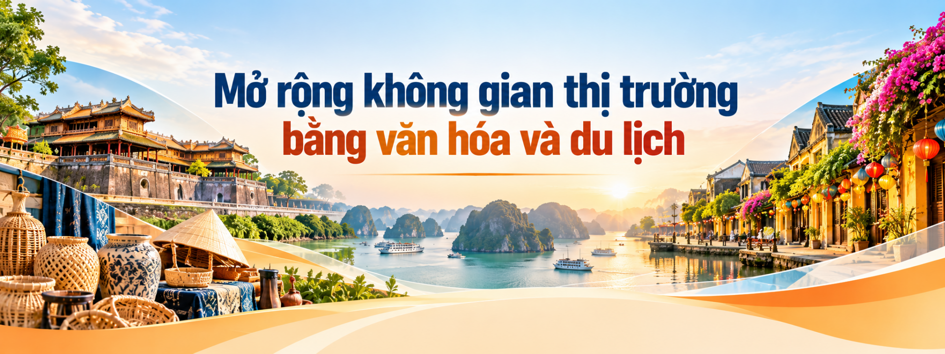 Mở rộng không gian thị trường bằng văn hóa và du lịch