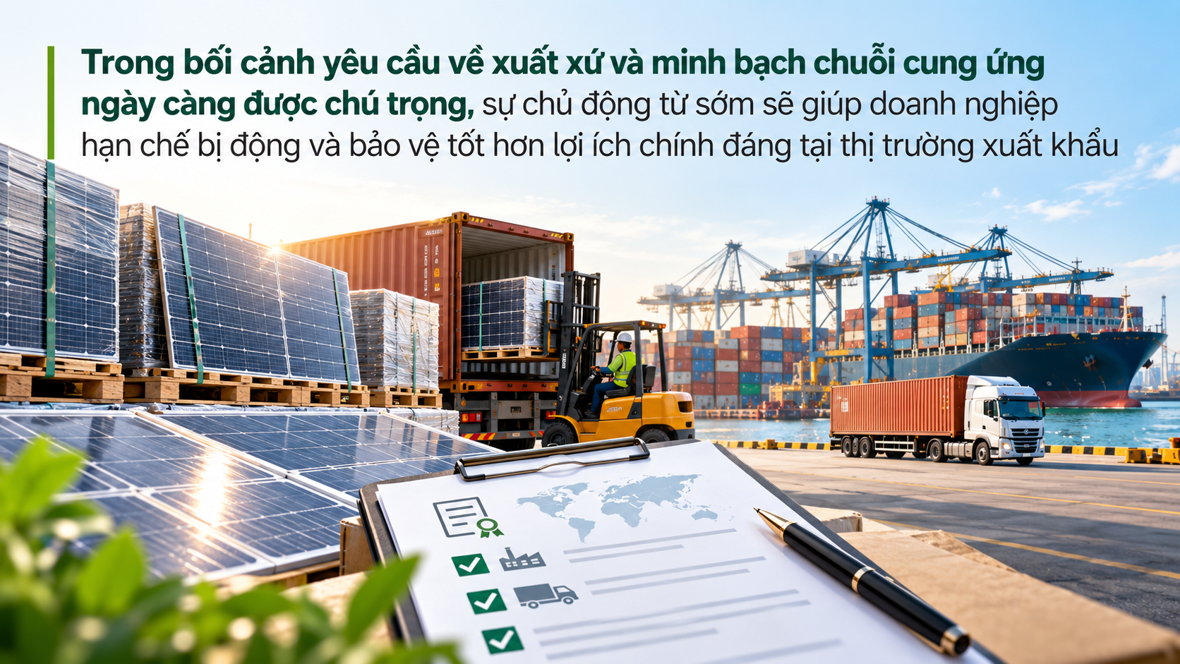 [eMagazine] Gia tăng áp lực phòng vệ thương mại với pin năng lượng mặt trời xuất khẩu