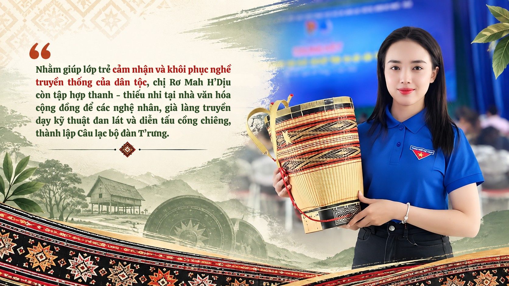Bí thư Đoàn xã Đức Cơ