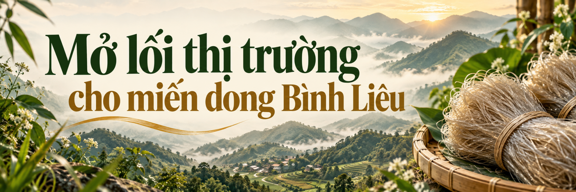 Miến dong Bình Liêu: Từ đặc sản vùng cao đến thị trường quốc tế